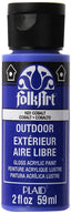 Folkart Outdoor Brush On - Cobalt 2 Oz. - Al Masam Stationery LLC