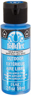 Folkart Outdoor Brush On - Metallic Blue Sapphire 2 Oz - Al Masam Stationery LLC