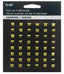 Hot Fix Iron On - Nailhead Square Brass - Al Masam Stationery LLC