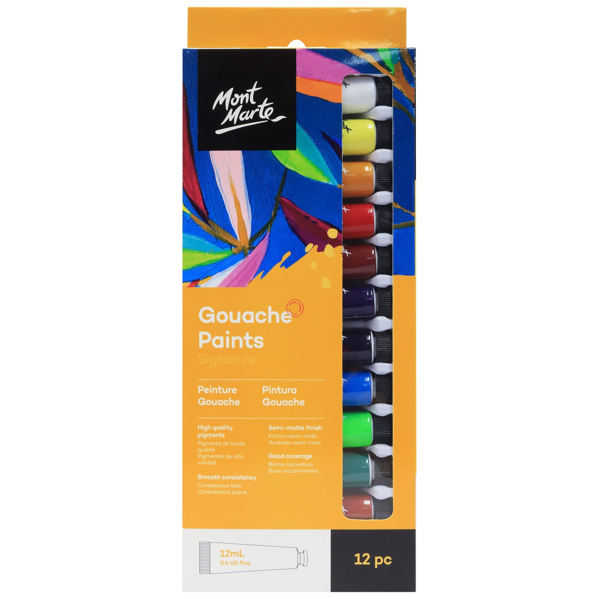 MM Gouache 12pc x 12ml - Al Masam Stationery LLC
