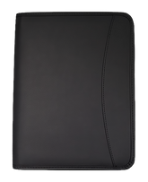 AMS-RM-368 • Black - PU Leather Portfolio - Al Masam Stationery LLC