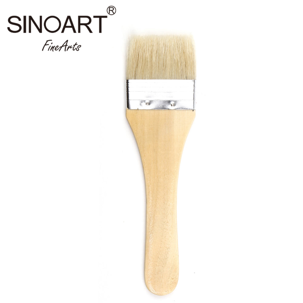 SINOART Artist Bristle Brush Aluminium ferrule #1 - Al Masam Stationery LLC