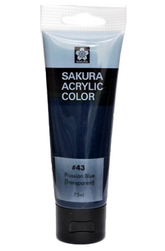 SAKURA ACRYLIC 75ML PRUSSIAN BLUE - Al Masam Stationery LLC