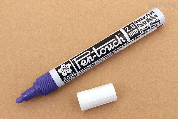 Sakura Pen-Touch Paint Marker - Medium Point 2.0 mm - Purple - Al Masam Stationery LLC