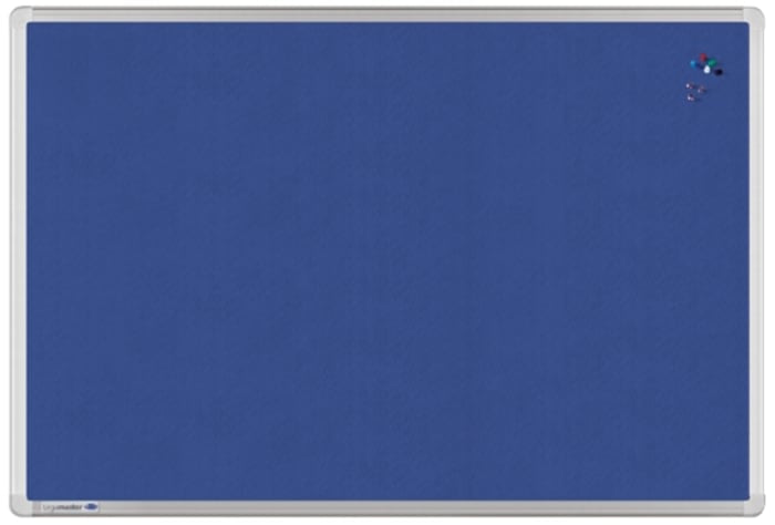 LEGAMASTER IMAGINE LINO CORK PINBOARD ANTHRACITE 90X160CM BLUE - Al Masam Stationery LLC