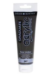 Daler Rowney Graduate Acrylic Color RAW UMBER - Al Masam Stationery LLC