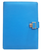 AMS-RM-200-F-44 - (BLUE) PU Leather Organizer - Al Masam Stationery LLC