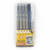PIGMA AND GELLY ROLL WHITE MANGA PEN SET - Al Masam Stationery LLC