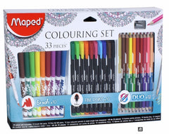 Maped Adult Coloring 33 Pcs Pack