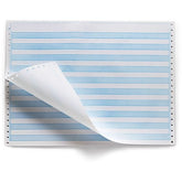 Computer Paper 15.31 Inch x 11 Inch Green Bar 1 Ply - Al Masam Stationery LLC