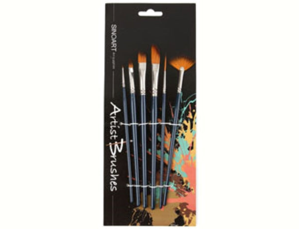 SINOART Artist Bristle Brush Aluminium ferrule #7 - Al Masam Stationery LLC