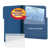 SMEAD SELF ADHESIVE POLY POCKET 9X5-9/16 INCH CLEAR - Al Masam Stationery LLC