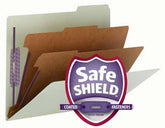 SMEAD PRESSBOARD CLASSIFICATION FILE FOLDER WITH SAFE SHIELD" FASTENERS 2 DIVIDERS, 2 INCH EXPANSION GREEN - Al Masam Stationery LLC