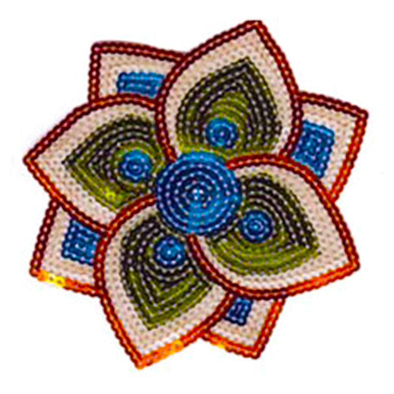 Sparkly Sequin Io Funky Flower - Al Masam Stationery LLC