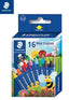Staedtler 2200-NC Wax Crayon - (16 Pcs) - Al Masam Stationery LLC