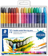 Staedtler Double-end fibre-tip pens - (Pack of 72) - Al Masam Stationery LLC
