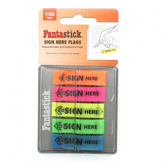 Fantastick Sign Here Flags - Al Masam Stationery LLC