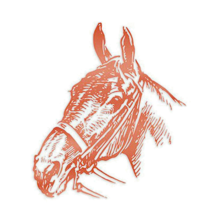 Top-Og-Raphy Top Foil Horse Head - Al Masam Stationery LLC