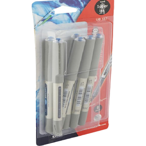 Uni-ball UB 157 Eye Fine Roller Pen Blister Blue - Al Masam Stationery LLC