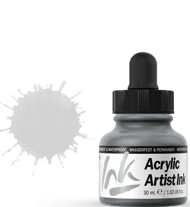 VALLEJO ACRYLIC ARTIST INK 30ML. SILVER - Al Masam Stationery LLC