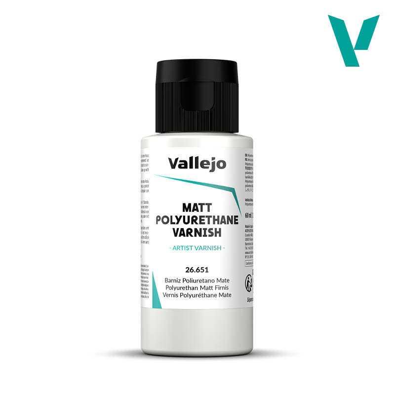 VALLEJO POLYURETHANE MATT VARNISH 651-60ML - Al Masam Stationery LLC