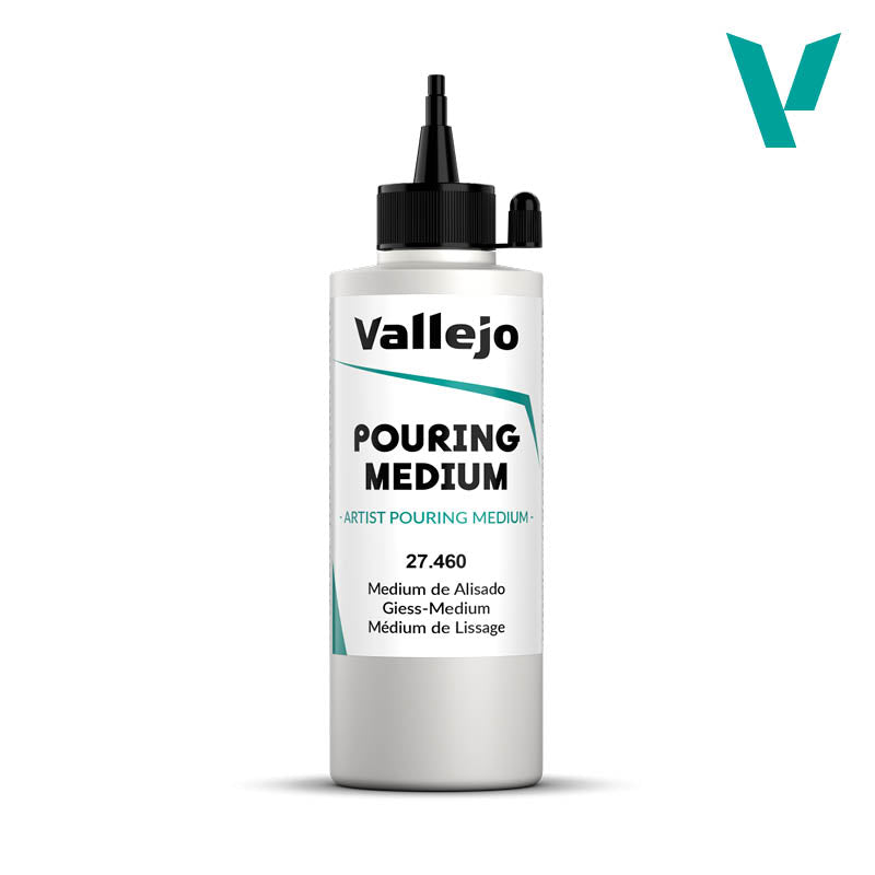 VALLEJO POURING MEDIUM, SELFLEVELLING 460-200ML. - Al Masam Stationery LLC