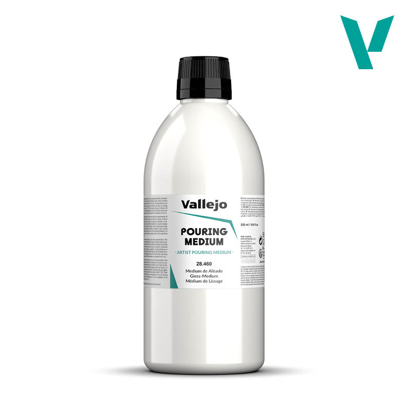 VALLEJO POURING MEDIUM, SELFLEVELLING 460-500ML - Al Masam Stationery LLC