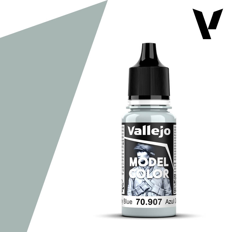 Vallejo 153:MODELCOLOR 907-17ML. PALE GREY BLUE - Al Masam Stationery LLC