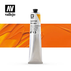 Vallejo Acrylic Studio 13:58ml. Azo Yellow Orange
