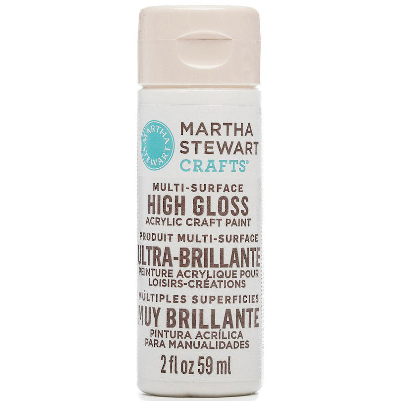 Martha Stewart Multi Surface Paint Gloss 2 Oz. Wedding Cake - Al Masam Stationery LLC