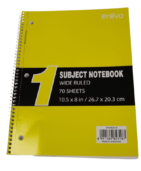 Enlivo 1 Subject Notebook - Al Masam Stationery LLC