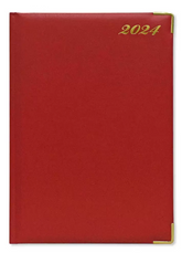 FIS Diary 2024 (English) Red, A5 - Al Masam Stationery LLC