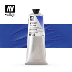 VALLEJO ACRYLIC STUDIO 25:125ML. COBALT BLUE (HUE) - Al Masam Stationery LLC