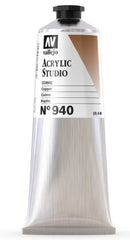 VALLEJO ACRYLIC STUDIO 40:125ML. COPPER - Al Masam Stationery LLC