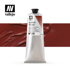 VALLEJO ACRYLIC STUDIO 20:125ML. BURNT SIENNA - Al Masam Stationery LLC