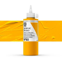 Vallejo Acrylic Studio 60: 200 Ml. Cadmium Yellow (Hue)