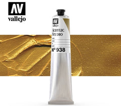 VALLEJO ACRYLIC STUDIO 938:58ML. GOLD - Al Masam Stationery LLC