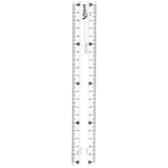 Maped Ruler 20cm Cristal Flat - Al Masam Stationery LLC