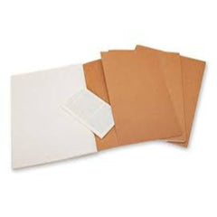 Moleskine Cashier Ruled Large Size Set of 3 kraft Brown - Al Masam Stationery LLC