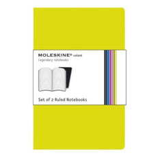 Moleskine Volant Ruled Pocket Notebook Set of 2 Light Green - Al Masam Stationery LLC