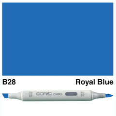 Experience the vibrant and long-lasting color of the COPIC CIAO MARKER B28 ROYAL BLUE. With blendable and versatile ink, create stunning works of art with professional precision. Made for artists and hobbyists alike, this marker is a must-have for any project.