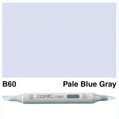 This COPIC CIAO MARKER B 60 is a high-quality, professional-grade marker that offers a Pale Blue Gray shade. Its advanced ink formula provides smooth and vibrant lines, making it a perfect choice for artists, designers, and illustrators. With its wide range of shades, this marker allows for precise shading and blending.