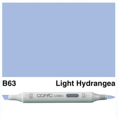 Unlock your creativity with the COPIC CIAO MARKER B 63 LIGHT HYDRANGEA. This versatile marker features a vibrant light hydrangea color to add depth to your artwork. With its fine tip, you can easily create precise lines and blend colors for stunning effects. Elevate your art with the COPIC CIAO MARKER B 63 LIGHT HYDRANGEA.