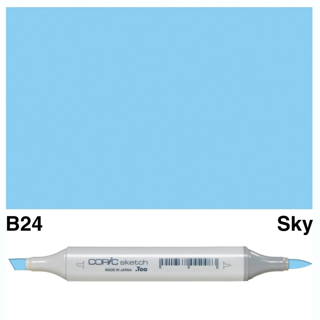 B 24 Sky Copic Wide Marker - COP WIDEB24 - Al Masam Stationery LLC Main image