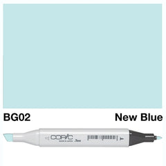 Introducing the COPIC SKETCH MARKER BG 02 in NEW BLUE! With its high-quality ink and ergonomic design, this marker is a must-have for any artist or designer. Achieve smooth and vibrant color with ease, while the refillable nature of this marker provides long-lasting value. Upgrade your creative tool kit with the COPIC SKETCH MARKER BG 02 today!