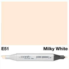 As an expert in the marker industry, the COPIC SKETCH MARKER E 51 MILKY WHITE is a high-quality, versatile tool. Its unique feature of being a milky white color offers a wide range of shading options, making it a must-have for any artist or designer. With a high pigment load and smooth application, it delivers superior blending and seamless coverage.