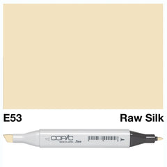 Create beautiful, lifelike art with the COPIC SKETCH MARKER E 53 RAW SILK. This versatile marker features a unique raw silk color and is perfect for blending or creating soft, natural textures. Its high-quality ink and refillable design make it a favorite among artists and illustrators.