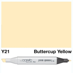 Copic Sketch Marker Y 21 Buttercup Yellow - Al Masam Stationery LLC