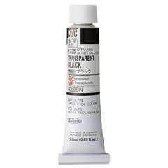 Holbein Artists Oil Colors Transparent Black 20Ml - Al Masam Stationery LLC