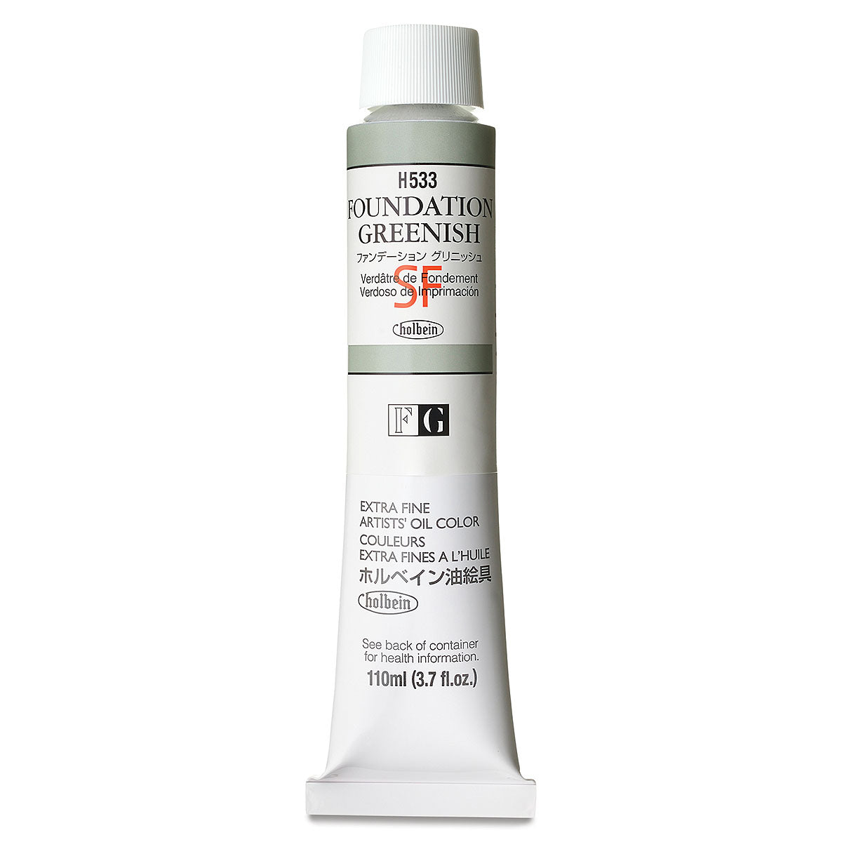 Holbein Artists Oil Colors Foundation Greenish 110Ml - Al Masam Stationery LLC